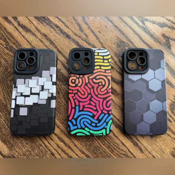 Set of 3 iPhone 14 Pro Max Phone Cases - Picture 1 of 6